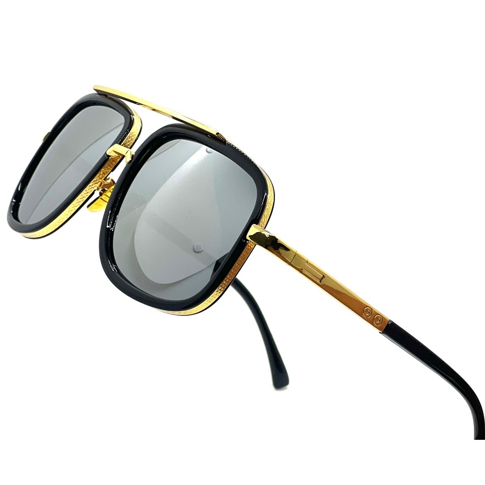 Rectangular Sunglasses Men Women Pilot Shades Street‎ Eye Glasses UV Protection